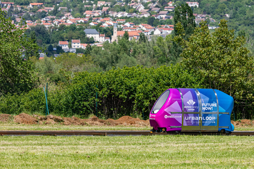 Urbanloop, le transport de demain a battu le record du monde de la plus faible dépense énergétique au km